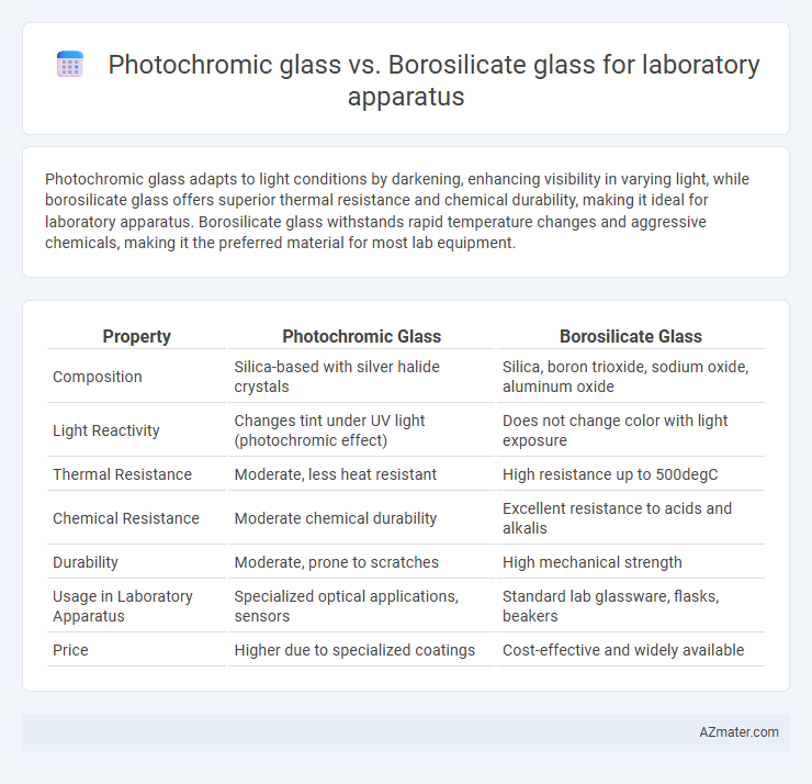 Photochromic glass vs. Borosilicate glass for laboratory apparatus - What is The Difference?