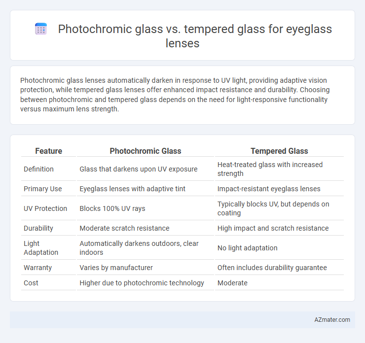 Photochromic glass vs. tempered glass for eyeglass lenses - What is The Difference?