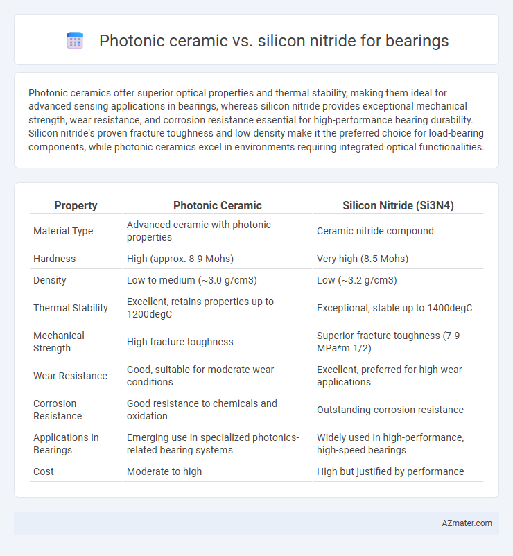 Photonic ceramic vs. silicon nitride for bearings - What is The Difference?