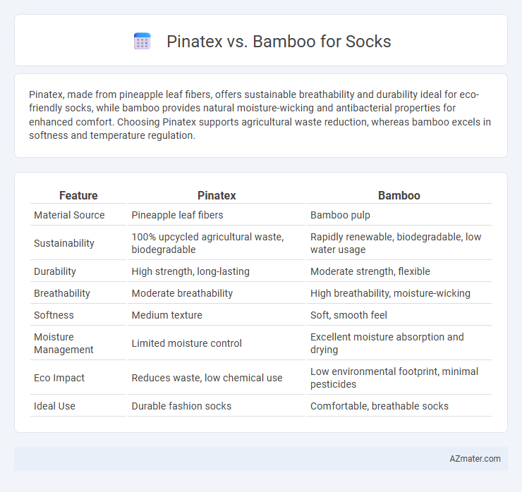 Pinatex vs. Bamboo for Socks - What is The Difference?