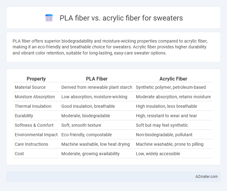 PLA fiber vs. acrylic fiber for sweaters - What is The Difference?