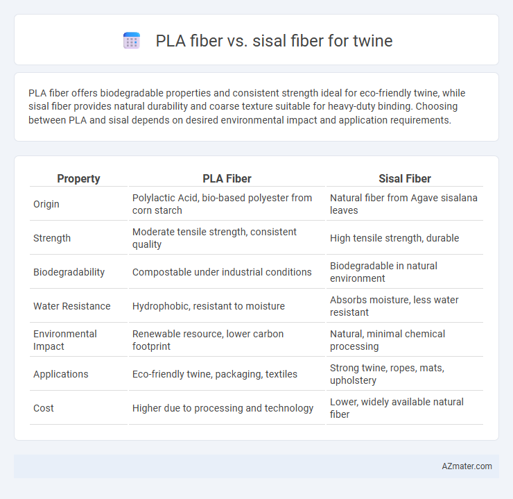 PLA fiber vs. sisal fiber for twine - What is The Difference?