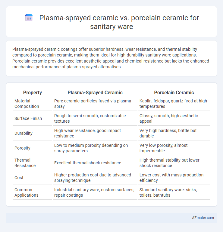Plasma-sprayed ceramic vs. porcelain ceramic for sanitary ware - What is The Difference?