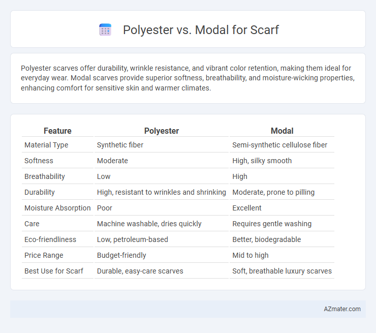 Polyester vs. Modal for Scarf - What is The Difference?