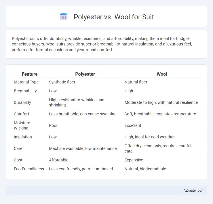 Polyester vs. Wool for Suit - What is The Difference?