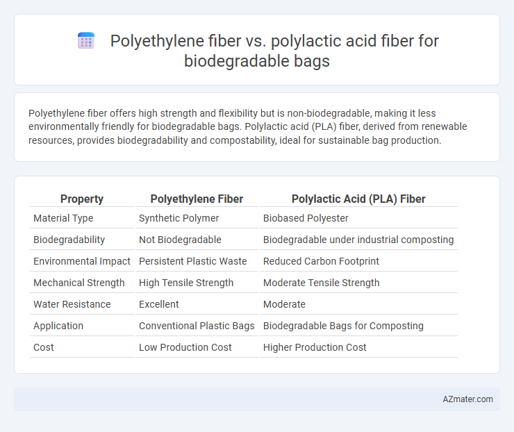 Polyethylene fiber vs. polylactic acid fiber for biodegradable bags - What is The Difference?