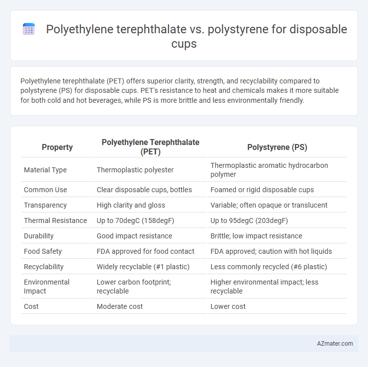 Polyethylene terephthalate vs. polystyrene for disposable cups - What is The Difference?