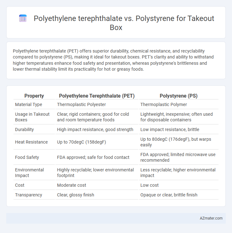 Polyethylene terephthalate vs. Polystyrene for Takeout Box - What is The Difference?