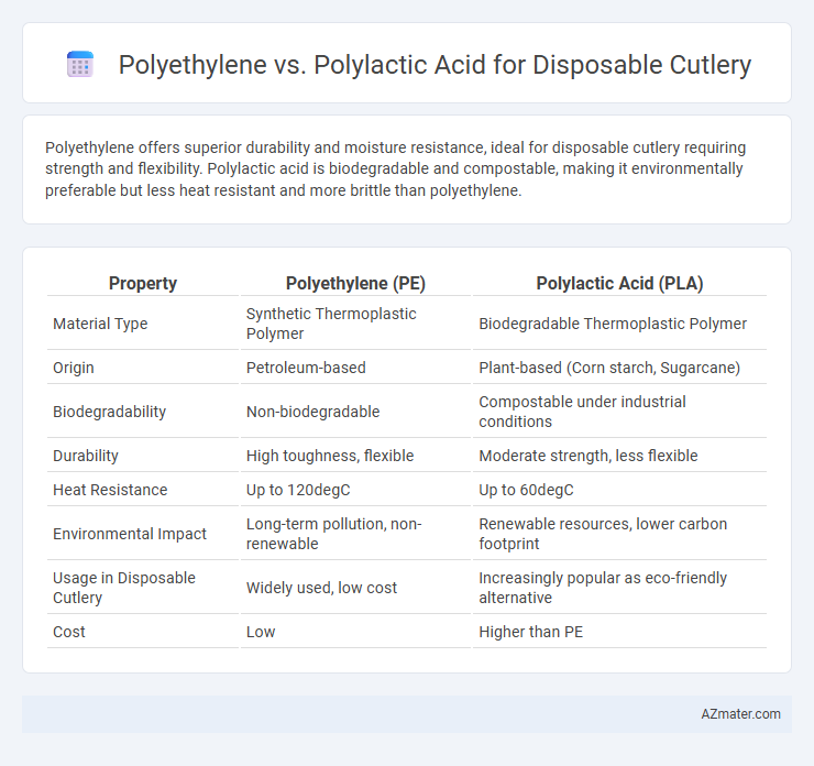 Polyethylene vs. Polylactic Acid for Disposable Cutlery - What is The Difference?