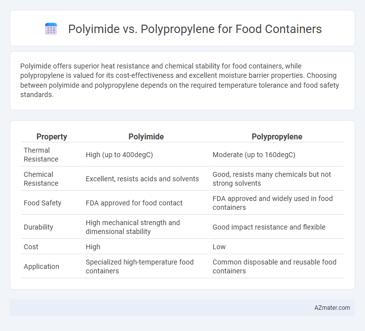 Polyimide vs. Polypropylene for Food Containers - What is The Difference?