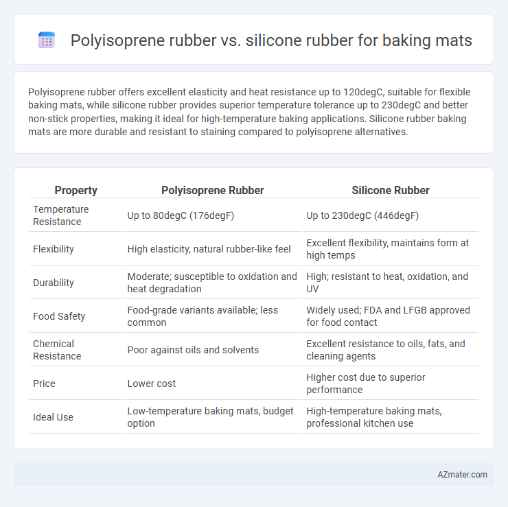 Polyisoprene rubber vs. silicone rubber for baking mats - What is The Difference?