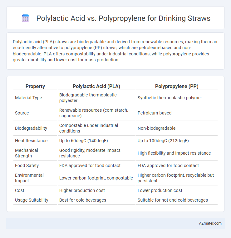 Polylactic Acid vs. Polypropylene for Drinking Straws - What is The Difference?