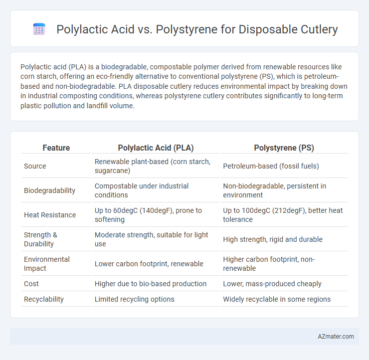 Polylactic Acid vs. Polystyrene for Disposable Cutlery - What is The Difference?