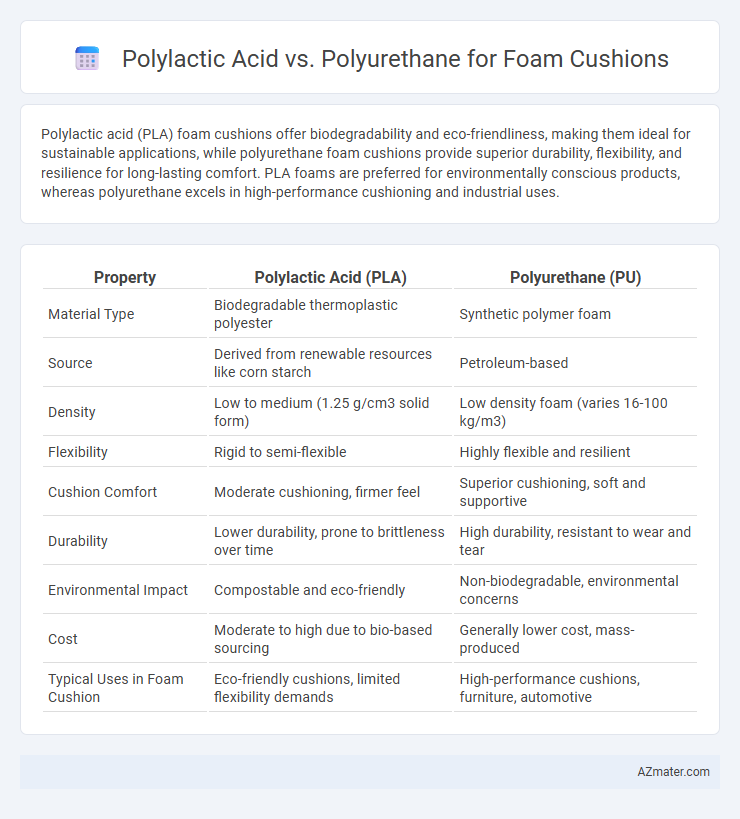 Polylactic Acid vs. Polyurethane for Foam Cushions - What is The Difference?