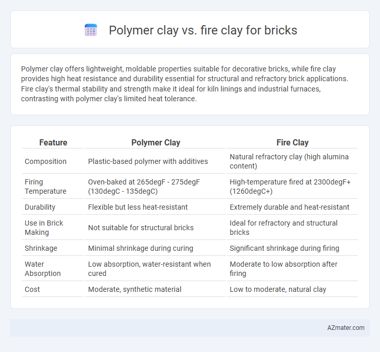Polymer clay vs. fire clay for bricks - What is The Difference?