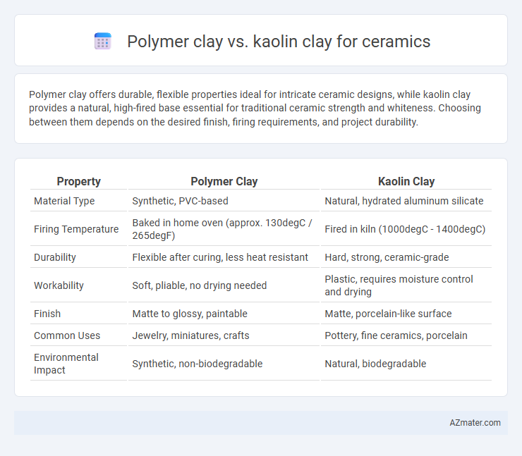 Polymer clay vs. kaolin clay for ceramics - What is The Difference?