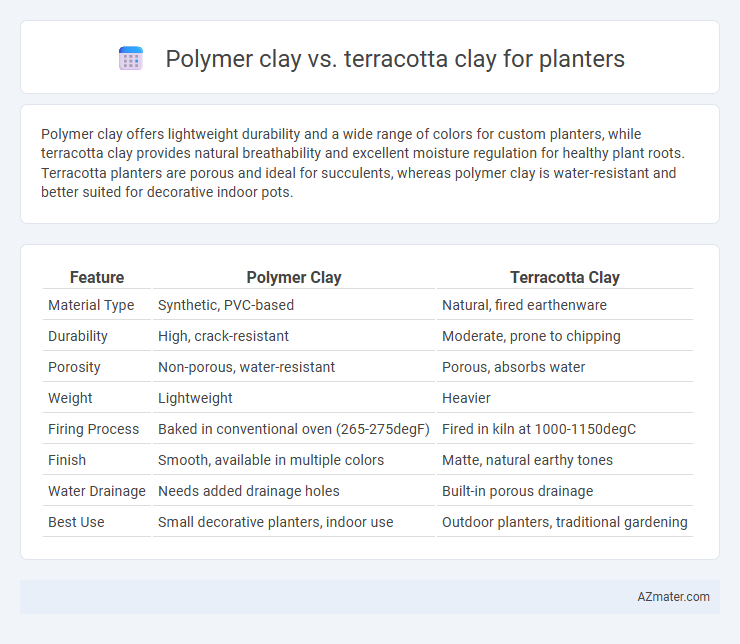 Polymer clay vs. terracotta clay for planters - What is The Difference?