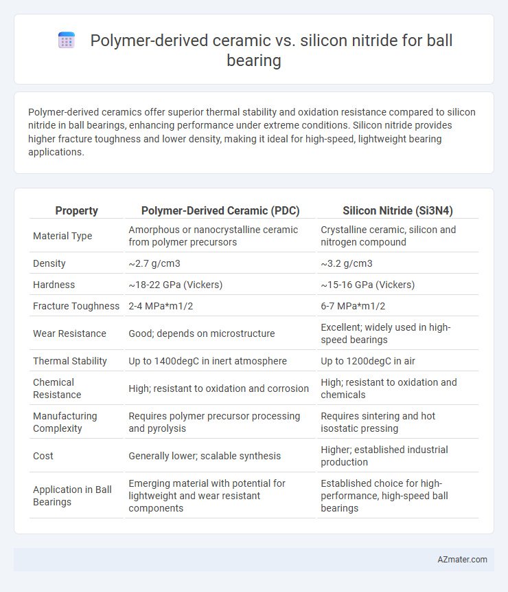 Polymer-derived ceramic vs. silicon nitride for ball bearing - What is The Difference?