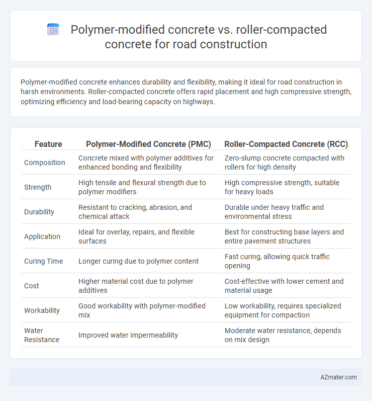 Polymer-modified concrete vs. roller-compacted concrete for road construction - What is The Difference?