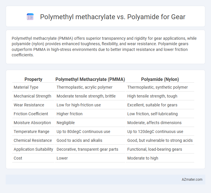 Polymethyl methacrylate vs. Polyamide for Gear - What is The Difference?