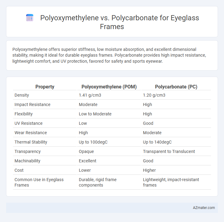 Polyoxymethylene vs. Polycarbonate for Eyeglass Frames - What is The Difference?