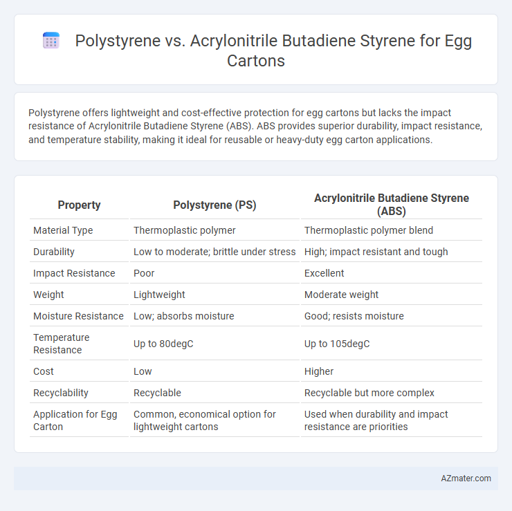 Polystyrene vs. Acrylonitrile Butadiene Styrene for Egg Cartons - What is The Difference?