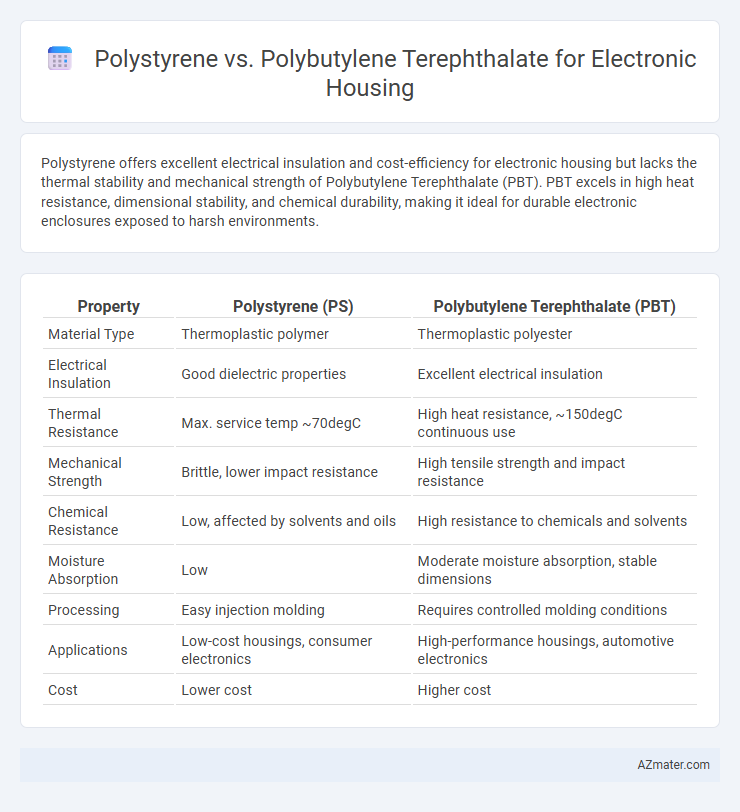 Polystyrene vs. Polybutylene Terephthalate for Electronic Housing - What is The Difference?