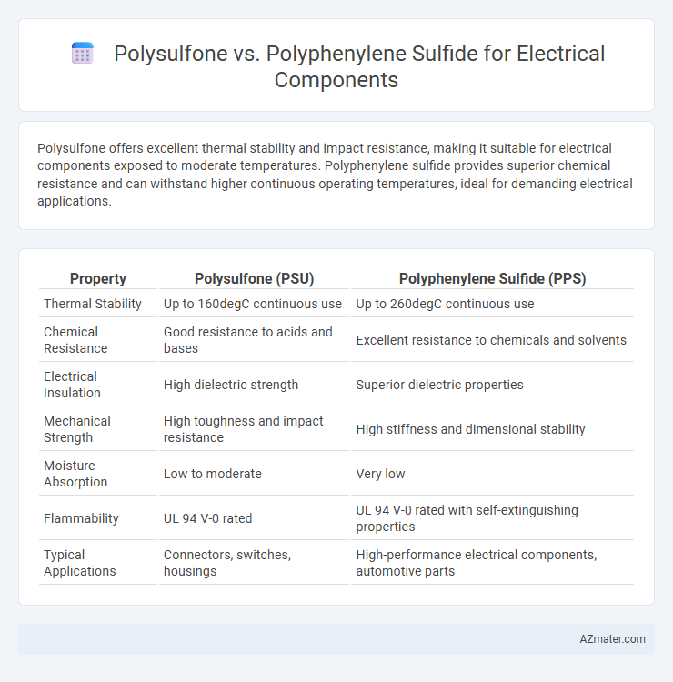 Polysulfone vs. Polyphenylene Sulfide for Electrical Components - What is The Difference?