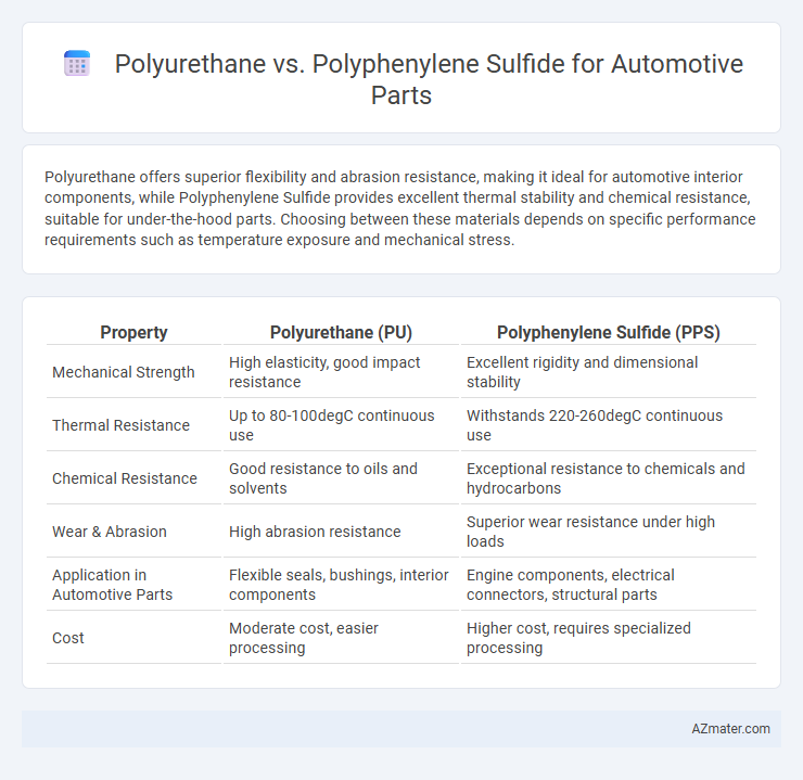 Polyurethane vs. Polyphenylene Sulfide for Automotive Parts - What is The Difference?