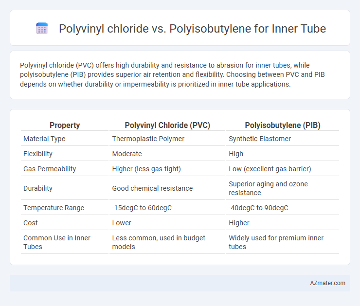 Polyvinyl chloride vs. Polyisobutylene for Inner Tube - What is The Difference?