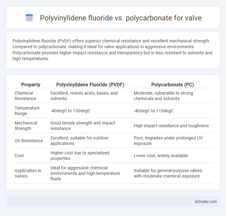 Polyvinylidene fluoride vs. polycarbonate for valve - What is The Difference?