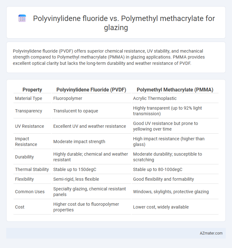 Polyvinylidene fluoride vs. Polymethyl methacrylate for glazing - What is The Difference?