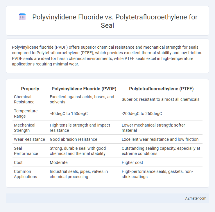 Polyvinylidene Fluoride vs. Polytetrafluoroethylene for Seal - What is The Difference?
