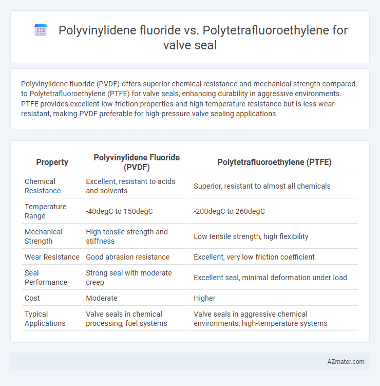 Polyvinylidene fluoride vs. Polytetrafluoroethylene for valve seal - What is The Difference?