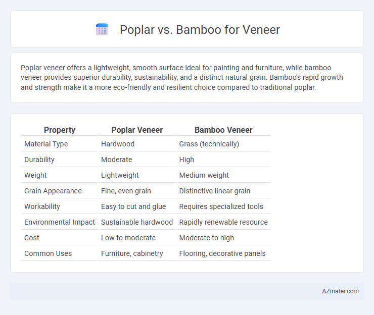 Poplar vs. Bamboo for Veneer - What is The Difference?