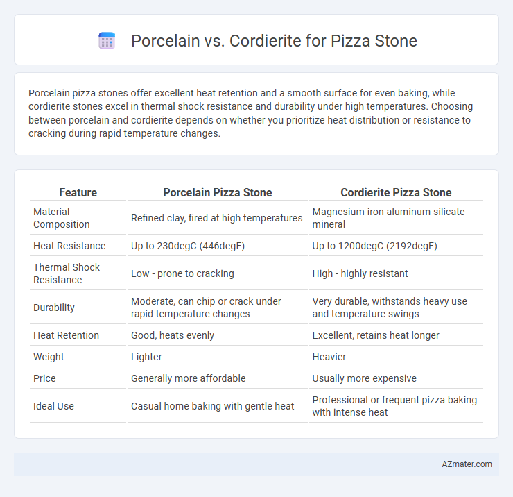 Porcelain vs. Cordierite for Pizza Stone - What is The Difference?