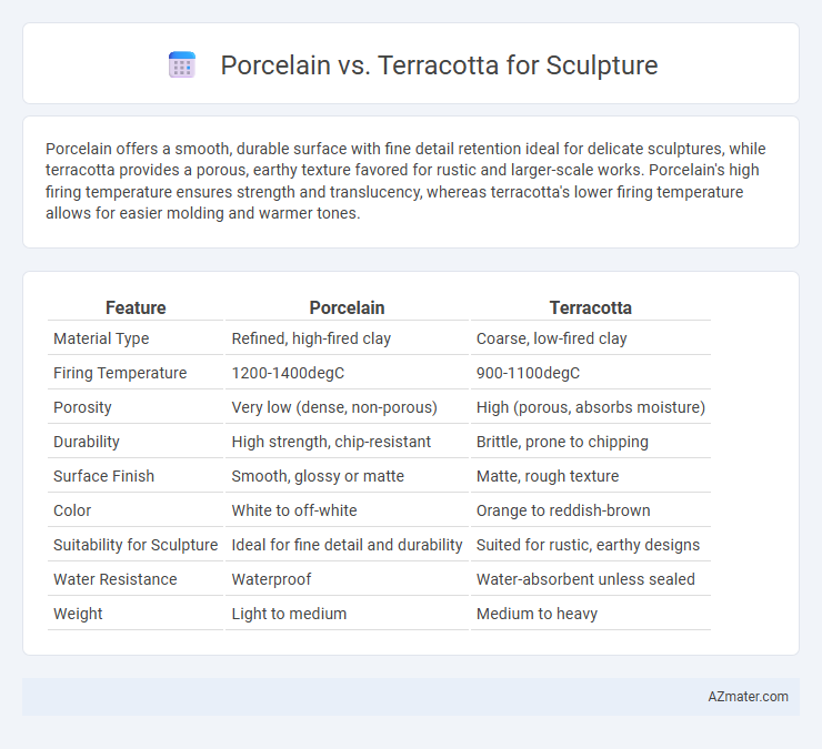 Porcelain vs. Terracotta for Sculpture - What is The Difference?