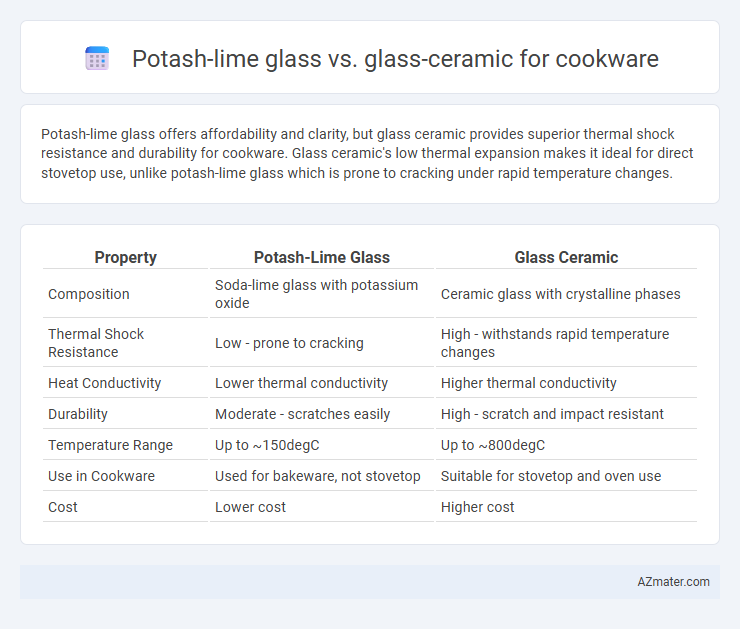 Potash-lime glass vs. glass-ceramic for cookware - What is The Difference?
