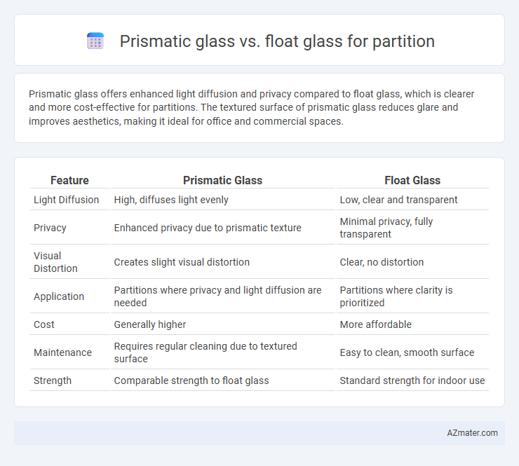 Prismatic glass vs. float glass for partition - What is The Difference?