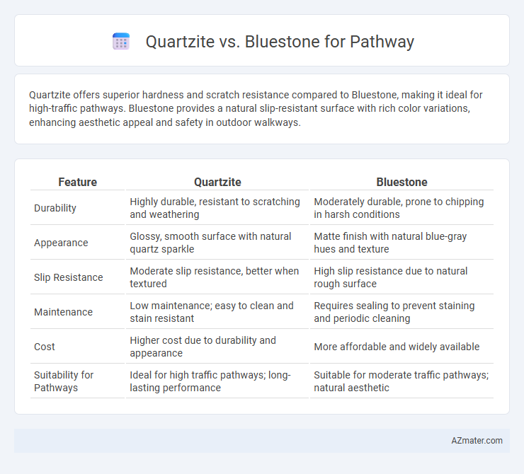 Quartzite vs. Bluestone for Pathway - What is The Difference?