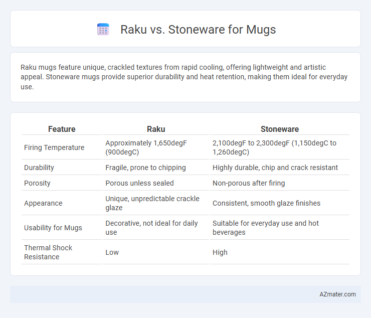 Raku vs. Stoneware for Mugs - What is The Difference?