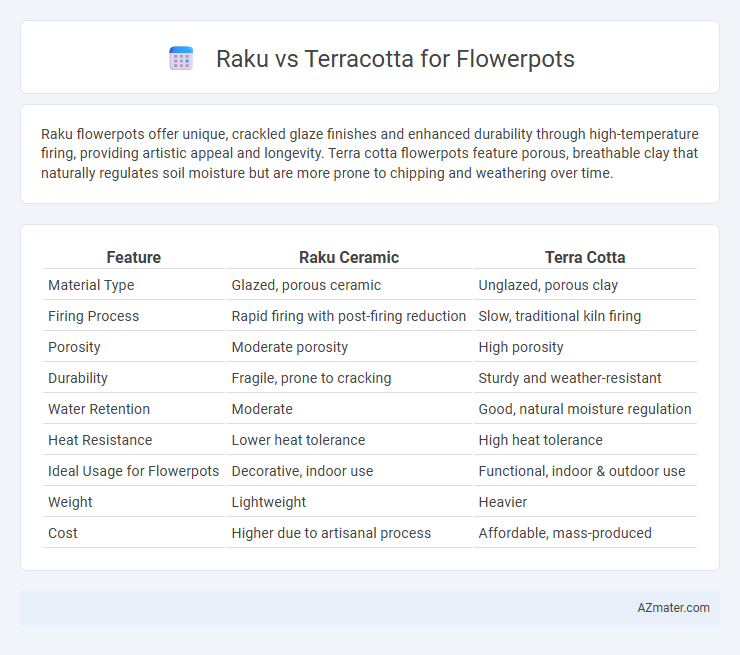 Raku vs Terracotta for Flowerpots - What is The Difference?
