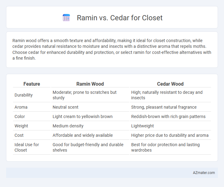 Ramin vs. Cedar for Closet - What is The Difference?