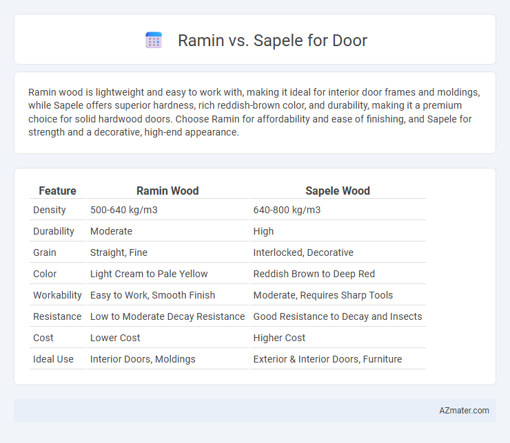 Ramin vs. Sapele for Door - What is The Difference?