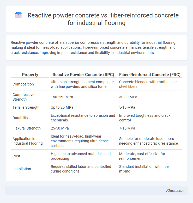 Reactive powder concrete vs. fiber-reinforced concrete for industrial flooring - What is The Difference?