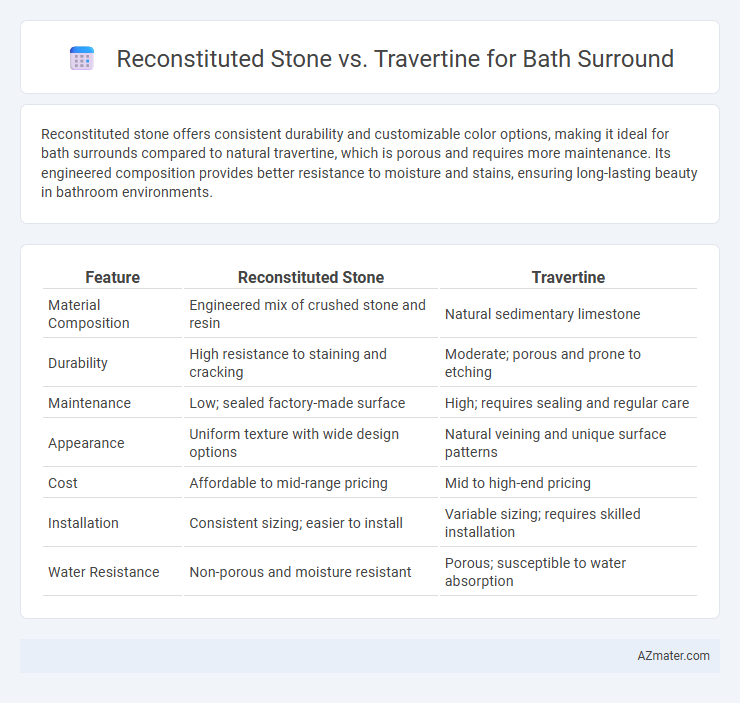 Reconstituted Stone vs. Travertine for Bath Surround - What is The Difference?