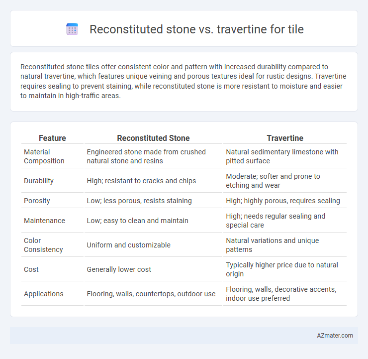 Reconstituted stone vs. travertine for tile - What is The Difference?
