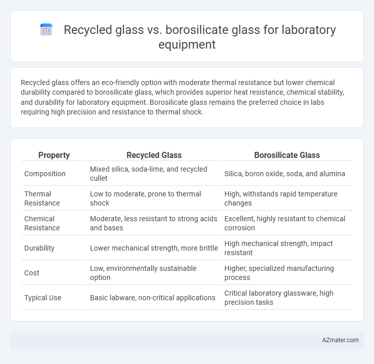 Recycled glass vs. borosilicate glass for laboratory equipment - What is The Difference?