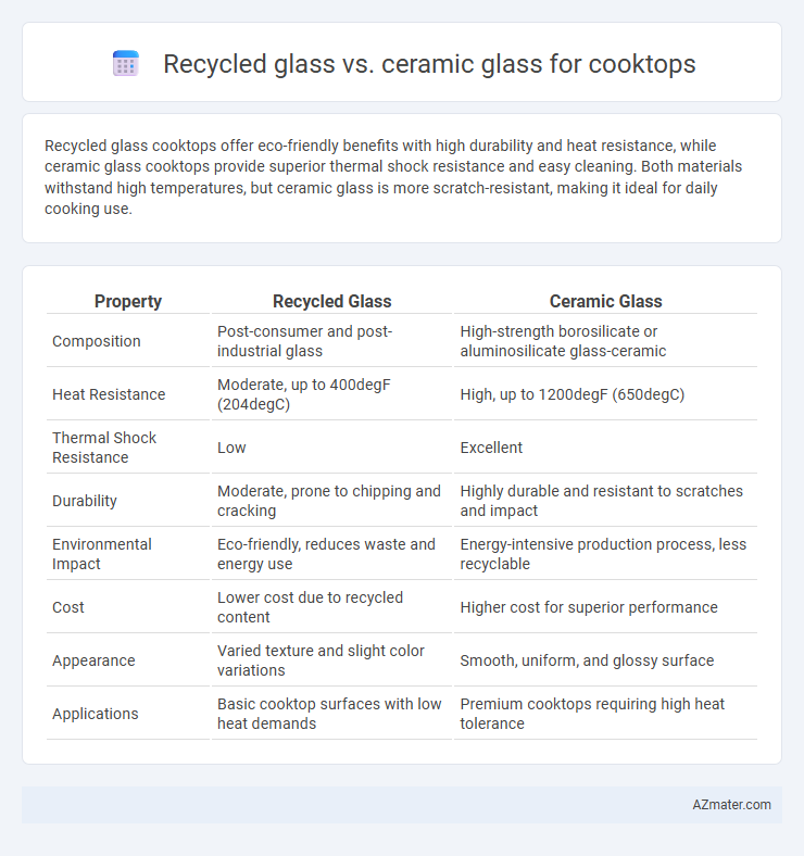Recycled glass vs. ceramic glass for cooktops - What is The Difference?