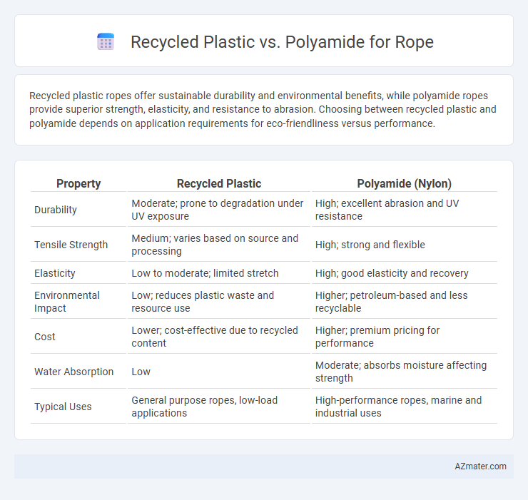 Recycled Plastic vs. Polyamide for Rope - What is The Difference?